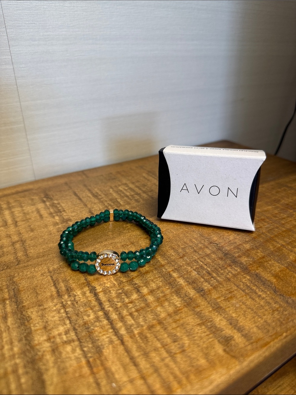 AVON Inspirational Double Row Bead Bracelet